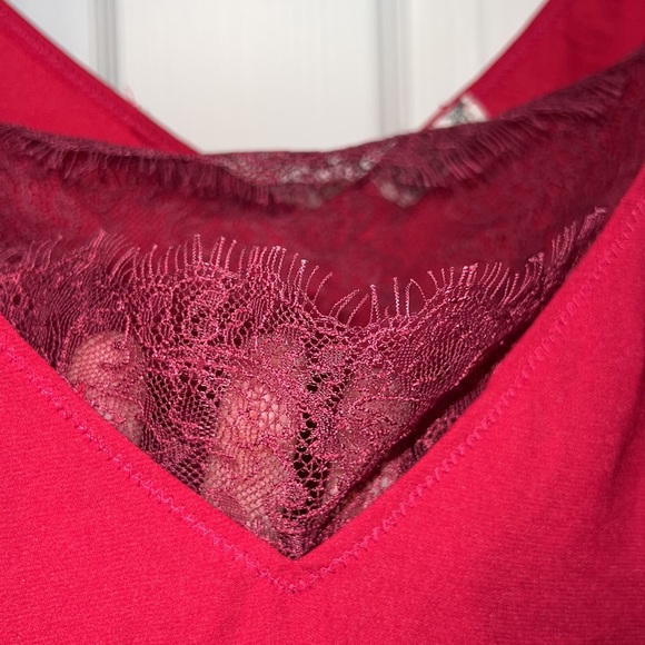 Free People Turn It On Top With Lace Bralette Attached Size Medium - Picture 4 of 6